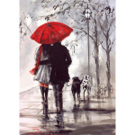 Paar isetegemise 5D teemantmaal, ristpistes t&auml;ispistega vaigust kivikivid T&auml;navamaastik Teemanttikandid Maastiku Seinakunst Full Round 20x30CM