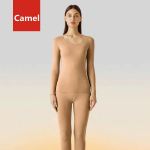 Naiste termopesu meeste talveriided &otilde;mblusteta paks kahekihiline soe pesu naiste termoriiete komplekt naistele 2 t&uuml;kki XL kaamel