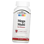 Multivitamiinid naistele, Mega Multi naistele, 21st Century 90 tab (36440095) 90tab