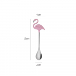 Creative kohvilusikad roostevabast terasest flamingo titaaniga kaetud v&auml;rviga segamislusikas rippuv tass minilusikas