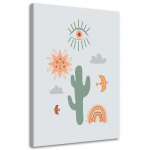 L&otilde;uenditr&uuml;kk Kaktusetaim 40x60 sinine