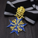 Kopeeri &uuml;likvaliteetne I maailmas&otilde;ja Preisi r&uuml;&uuml;tli medal Saksa Risti medal Kuld Sinine Max Pour Le Merite B