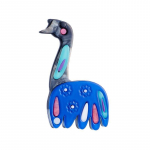 Blucome uued prossid naistele akr&uuml;&uuml;l materjal jaanalinnu kujuga n&ouml;&ouml;pn&otilde;elad pross kottidel riided armsad stiilis ehted t&uuml;drukutele sinine