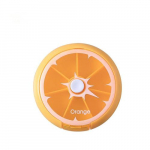 Mini Pill Box N&auml;dala ravimi Pill Box P&ouml;&ouml;rlev pillikarbi &uuml;mbris Jagaja Pillide Korraldaja Kaasaskantav 7-p&auml;evane tabletikonteiner oranž