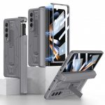 Magnetiline kokkupandav armor liugpliiatsi&uuml;mbris Samsung Galaxy Z Fold 4 5g jaoks, millel on kronstein kukkumisvastane p&otilde;rutuskindel t&auml;ielik kaitsekate For Galaxy Z Fold 4