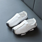 Nahast kingad poistele Sandaalid Lastele Lamedad Lapsed Oxfordi kingad Poiste Kleitjalatsid Mustad Koolikingad 21 valge