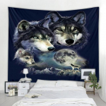 Hundi loominguline gobel&auml;&auml;n seinariide kaunistus tiigerl&otilde;vi mustriga seinavaibad kodutekstiili sein Boheemlaste kaunistus tapiz 230x180cm