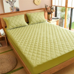 Veekindel voodikate Tepitud reljeefne madratsikaitse Veekindel paigaldatud lina lestavastane madratsipadja voodikate (Pole padjap&uuml;&uuml;ri) 90x200cm Only a Sheet