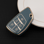 5 nupuga TPU autov&otilde;tme &uuml;mbrise kaanehoidja Chevrolet Tahoe Suburban jaoks GMC Yukon jaoks Buick ENVISION S Plus Avenir 2020 2021 tarvikute jaoks Key Case valge