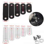 28mm 38mm 51mm 65mm 76mm mootorratta t&otilde;stepaagi t&otilde;stuk Modifitseeritud t&otilde;usutorud poldiga Harley Sportster Dyna Iron XL 883 1200 48 jaoks Black-28mm