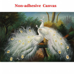 Suurused 3D Eemaldatav kleebis Tapeet Euroopa vana paabulind Restoran Kohvik Taust Seinakate Dekoor Kaasaegsed loomingulised seinamaalingud 300cm (W) x 200cm (H)