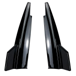 Mercedes Benz C117 X117 jaoks tagumise p&otilde;rkeraua riba huulespoileri hajuti jagaja kriimukaitse CLA220 250 CLA45 AMG Glossy Black black