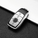 Nahast auto v&otilde;tmekaane &uuml;mbrise hoidja Mercedes Benz ACESG Class GLC CLE CLA GLB GLS W177 W205 W213 W222 X167 AMG tarvikud valge