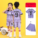 NO10 Kids Spordikost&uuml;&uuml;mid poiste spordiriided Jalgpalli kampsuni komplekt Jalgpallivormid hingavad laste jalgpallis&auml;rkide komplekt