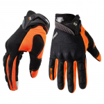 Mootorrattakindad Rohelised motokrossi v&otilde;idus&otilde;idukindad Full Finger Cycling Guantes Moto Mootorrattasuvi Luvas Da Motocicleta XL oranž