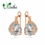 MINTHA Klamberk&otilde;rvar&otilde;ngad Trendikad Moeehted Kuubiline Tsirkoon &Otilde;&otilde;nes Naastk&otilde;rvar&otilde;ngad Naistele Roosa Kuld V&auml;rvi K&otilde;rvar&otilde;ngad A