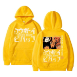 Anime Cowboy Bebop Space Spike Spiegel Jet Faye Graafiline Huppar Unisex'i Vintage Hupparid Streetwear Unisex Naiste Lahtine Manga Dressipluus 3XL yellow