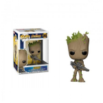 Funko POP! Marvel: Avengers &ndash; Infinity War &ndash; GROOT WITH BLASTER 10 cm mitmev&auml;rviline