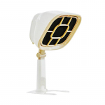 Lauaarvuti &otilde;hupuhasti kaasaskantav v&auml;ljat&otilde;mbepliit v&auml;ike ventilaator suitsetamiseks USB-&uuml;hendus 【1】with 1 filter cotton valge