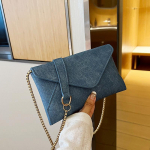 Isikup&auml;rastatud, esteetiliselt meeldiv, trendikas ja tekstuuriga &otilde;lakott, minimalistlik &uuml;mbrikott, ketirihm, crossbody kott, naiste kott tumesinine v&auml;rv