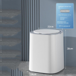 14 l nutikas vannitoa pr&uuml;gikast, automaatne kottidesse pakkimine elektrooniline pr&uuml;gikast, valge puutevaba kitsas nutikas andur pr&uuml;gikast Tark kodu Above 12L