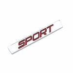 Metallist Sportauto Logo SPORDIauto Kleebis Sportlik Tuunitud Auto Logo punane