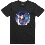 Anime Techno Cyberpunk Girl Manga Japanese Geek Regular Tee Unisex T-s&auml;rk S