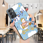 V&auml;rvitud mustriga telefoni&uuml;mbris P&otilde;rutuskindel pehmest silikoonist TPU kaitsev telefoni&uuml;mbris Samsungi kaanele Samsung A01