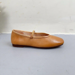 Johnature ehtsast nahast madalast elastsest ribast naiste lamedad kingad Mitmek&uuml;lgsed &uuml;mara varbaga &uuml;hev&auml;rvilised libisevad kingad 35 kaamel