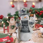 J&otilde;ulude Lumememme Dekoratsioon Laua Kuju T&ouml;&ouml;laua Skulptuur Valgusfotograafia Rekvisiit