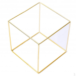 Cubic Illusion k&otilde;rvar&otilde;nga kaelakee kett vitriin Ruumi sisekujundus 15x15x15cm