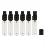 5 tk klaaspudelite komplekt, 5 klaaspudelit, sobib suurep&auml;raselt parf&uuml;&uuml;mi/eeterliku &otilde;li hoidmiseks ja proovide v&otilde;tmiseks.. 2,8x0,5