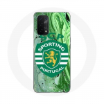 Oppo A54 5G &uuml;mbris scp sportliku portugali rohelise taustaga
