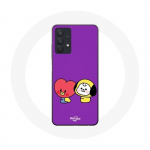 &Uuml;mbris Samsung Galaxy A32 5G BTS Bangtan Sonyeondan BT21 Tata V Chimmy Jimin jaoks