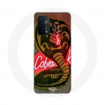 &Uuml;mbris Oppo A74 5G Cobra Kai logoplakatite seeria jaoks