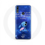 &Uuml;mbris Huawei p30 lite Stitch Ohana Quote jaoks