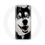 &Uuml;mbris Huawei P30 Siberian Husky Blue Eyes jaoks