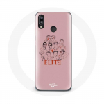 &Uuml;mbris Huawei P20 Lite Elite 5. hooaja plakatitegelaste Fanart logo jaoks