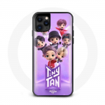 Coque pour Iphone 11 Pro BTS TinyTAN Animation Affiche RM Jin Suga J-Hope Jimin Jungkook Et V