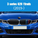 3tk Auto 3D M Styling esiv&otilde;re trimmi kaitseraua katte ribad kleebised kate BMW 3 seeria E36 E46 E90 F30 F34 G20 M340i jaoks G20(19-21)