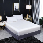Naturaalsest siidist pingulduslinik Luksuslik &uuml;hev&auml;rviline madratsikate Kahekohaline Queen-suurus Elastsusega voodilina 160x200 180X200 Pingulduslina pillowcases48x74cmx2