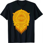 Illuminati Elulille P&uuml;ha Geomeetria Unisex T-s&auml;rk S