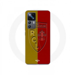 Coque Xiaomi 12T RCL LENS Logo fond jaune et rouge
