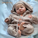 19-tolline riidest/t&auml;isvin&uuml;&uuml;list korpusega taass&uuml;ndinud beebinukud, mis on juba v&auml;rvitud, viimistletud Levi Awake vasts&uuml;ndinud nukk Elutruu 3D nahk N&auml;htavad veenid Kunstnukk Laste m&auml;nguasi cloth body