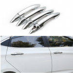Funduoo Hyundai Solarise jaoks 2010 2011 2012 2013 2014 2015 Uus kroomitud auto uksek&auml;epideme katte trimmi kleebis