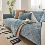 &Uuml;hev&auml;rviline libisemiskindel diivani kate Paks pehme pl&uuml;&uuml;s diivanipadja r&auml;tik elutoa m&ouml;&ouml;bli jaoks Decor Slipcovers diivanikatted 70x70cm 1pcs