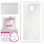 apgo MATTE Protective Skin Sticker for the back compatible with Nokia 2.1, Wrap Film, Hydrogel Film, Flexible, Soft TPU with positioning layer easy in