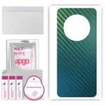 apgo Protective Skin Sticker for the back compatible with Honor Magic3, Wrap Film, Foil, Vinyl - Pattern Carbon Chameleon CAKA1