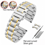 Kvaliteetne roostevabast terasest kellarihm Casio Tissot Seiko Citizeni metallist lameda/kumera otsaga rihmaga k&auml;ev&otilde;ru kella kett 20mm 22mm 24mm