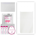 apgo Protective Skin Sticker for the back compatible with Tecno Spark 8 Pro, Wrap Film, Foil, Vinyl - Pattern Matte Transparent